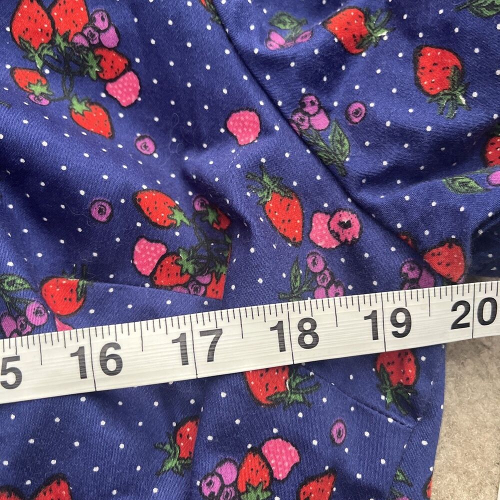 Collectif London Dress Size 2XL Kitsch Strawberry Twee Preppy Retro Nerd Cotton - Picture 8 of 11